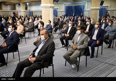دیدار جمعی از معلمان و فرهنگیان با رهبر معظم انقلاب اسلامی