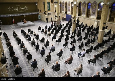 دیدار جمعی از معلمان و فرهنگیان با رهبر معظم انقلاب اسلامی