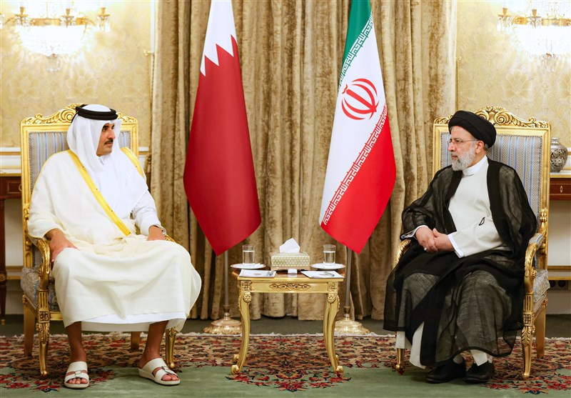 Iranian President, Qatari Emir Emphasize Expansion of Relations in All Areas