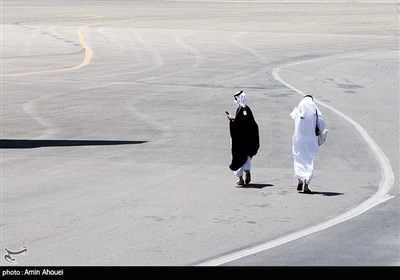 در حاشیه ورود امیر قطر به ایران در فرودگاه مهرآباد