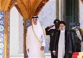 امیر قطر: در خصوص امنیت منطقه با رئیس‌جمهور ایران گفت‌و‌گو کردم