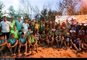 اختتامیه مسابقات هندبال ساحلی کشور در اصفهان به روایت تصویر