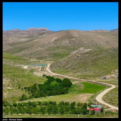 طبعیت بهاری روستای بودجان-اصفهان