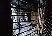 آتش گرفتن یک بانک در خیابان شریعتی + تصاویر