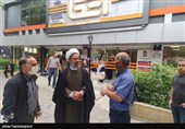 حضور نماینده ولی‌فقیه در استان خراسان شمالی در بازار بجنورد+تصاویر