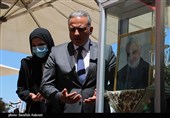 حضور وزیر فرهنگ کشور لبنان در گلزار شهدای کرمان به روایت تصویر