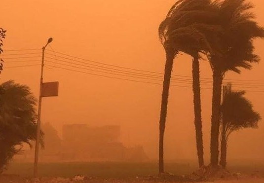 عواصف ترابیة مستمرة فی أجزاء من الشرق الأوسط