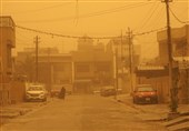 طوفان گرد و غبار در عراق شدت گرفت