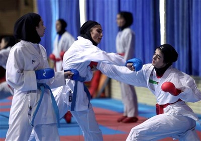 كرمانشاه،كاراته،اردو،استان،ملي،تيم،بانوان،حضور،عنوان
