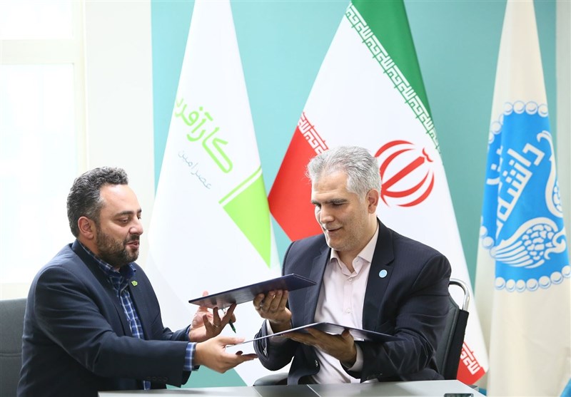 امضای تفاهمنامه همکاری یک شرکت دانش بنیان با دانشگاه تهران
