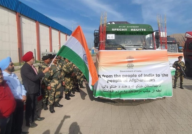 هند 2 هزار تن گندم از مرز عطاری-واگه به افغانستان ارسال کرد