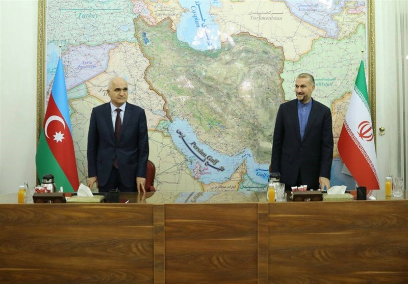 بررسی روابط دوجانبه در دیدار معاون نخست وزیر آذربایجان با امیرعبداللهیان