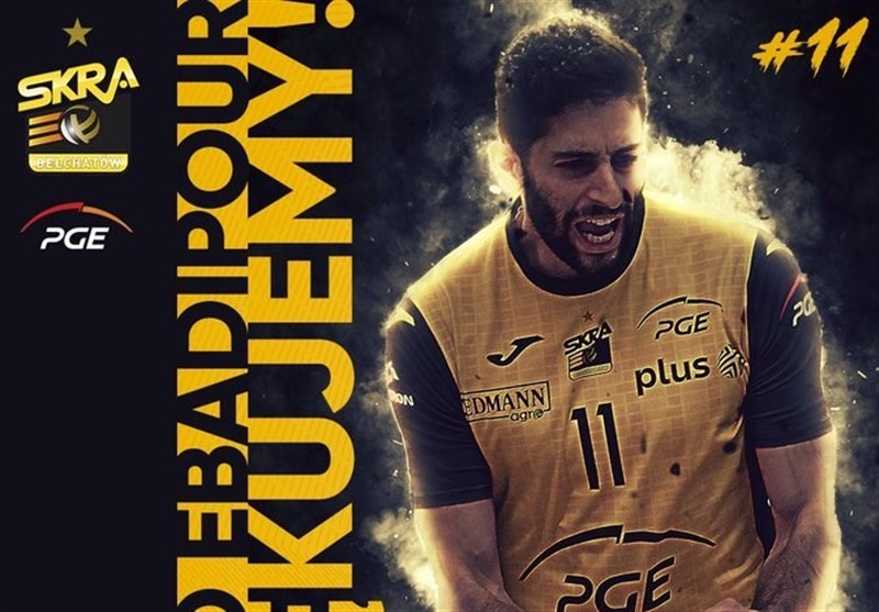 Skra Bełchatów Thanks Milad Ebadipour