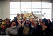 مراسم استقبال از پیکر شهید تازه تفحص شده محمد علی پور اصطهباناتی