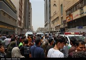 ریزش  ساختمان 10 طبقه متروپل در آبادان