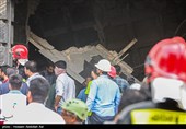 ریزش  ساختمان 10 طبقه متروپل در آبادان