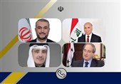 مشاورات امیر عبداللهیان مع وزراء خارجیة سوریة والعراق والکویت بشان مشکلة الغبار