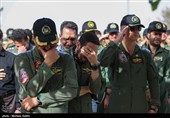 تشییع پیکر شهدای سانحه سقوط هواپیمای آموزشی در اصفهان