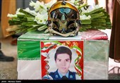 تشییع پیکر شهدای سانحه سقوط هواپیمای آموزشی در اصفهان