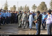 تشییع پیکر شهدای سانحه سقوط هواپیمای آموزشی در اصفهان