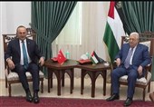 دیدار وزیر خارجه ترکیه با محمود عباس