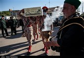 تشییع و تدفین پیکر دو شهید گمنام در اهواز