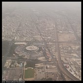 نمایی از ترمینال جنوب تهران در روز های آلوده تهران