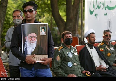 مراسم تشییع پیکر شهدای دفاع مقدس در اصفهان