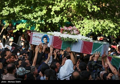مراسم تشییع پیکر شهدای دفاع مقدس در اصفهان