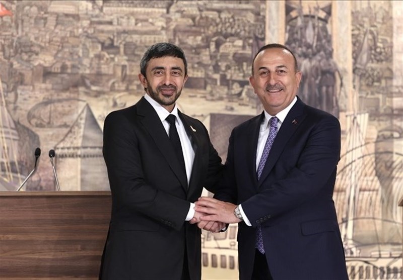 دیدار وزیر خارجه امارات با رئیس جمهور و همتای ترکیه‌ای