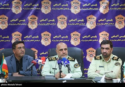 توضیحات سردار رحیمی فرمانده انتظامی تهران بزرگ در مورد تیراندازی به پلیس در خیابان طالقانی