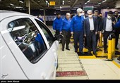 بازدید سیدرضا فاطمی امین وزیر صمت از کارخانجات بزرگ تولید خودرو