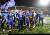 جشن قهرمانی تیم فوتبال استقلال