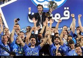 جشن قهرمانی تیم فوتبال استقلال