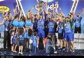 جشن قهرمانی تیم فوتبال استقلال