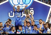 جشن قهرمانی تیم فوتبال استقلال