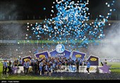 جشن قهرمانی تیم فوتبال استقلال