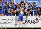جشن قهرمانی تیم فوتبال استقلال
