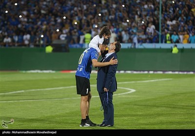 جشن قهرمانی تیم فوتبال استقلال