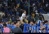 جشن قهرمانی تیم فوتبال استقلال