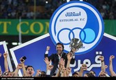 جشن قهرمانی تیم فوتبال استقلال