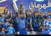 جشن قهرمانی تیم فوتبال استقلال