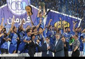 جشن قهرمانی تیم فوتبال استقلال