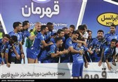 جشن قهرمانی تیم فوتبال استقلال