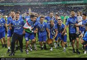 جشن قهرمانی تیم فوتبال استقلال