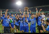 جشن قهرمانی تیم فوتبال استقلال