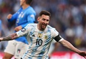رونمایی از پیراهن دوم آرژانتین برای جام جهانی 2022 با مسی + عکس