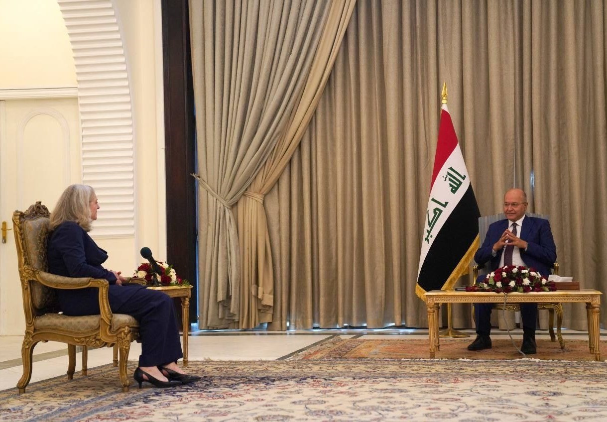 سفیر جدید آمریکا با مقامات عراق دیدار کرد + تصاویر