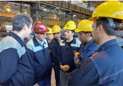 بازدید مدیرعامل ذوب آهن اصفهان از خطوط تولید شرکت و دیدار با خانواده مرحوم سلیمانی 