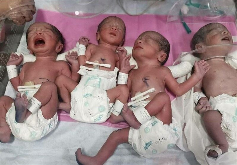 دختران 4 قلو در کرج متولد شدند
